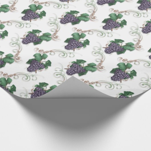 Traubenweinpapier Geschenkpapier (Ecke)