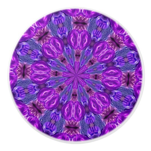 Traubenwirbel Keramikknauf (Vorderseite)