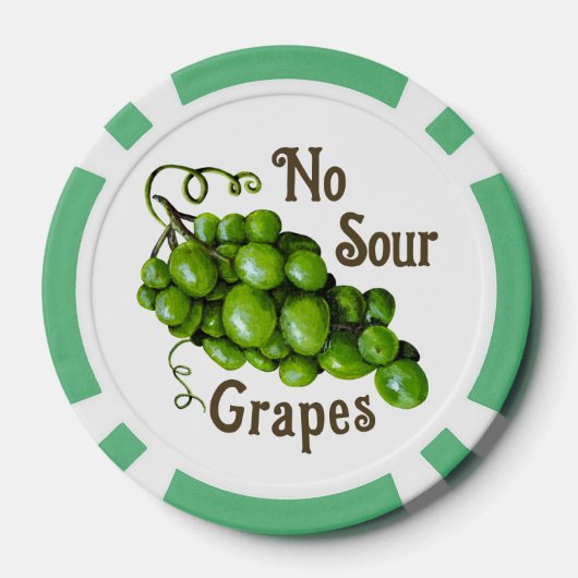 Traubenzucker Poker Chip (Rückseite)