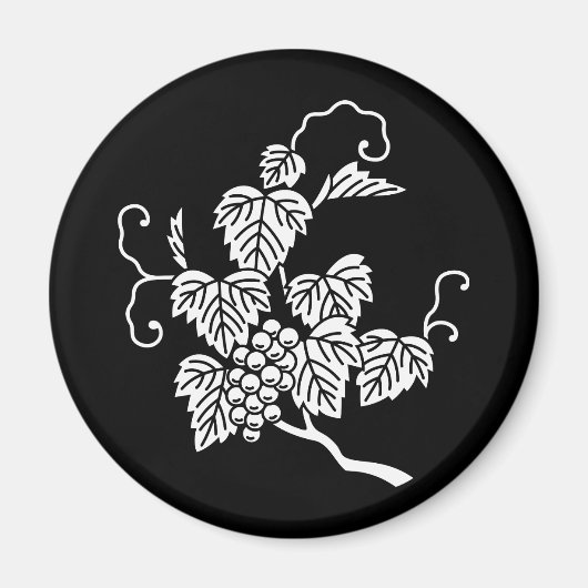 Traubenzweig Magnet (Vorne)