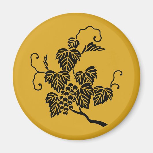 Traubenzweig Magnet (Vorne)