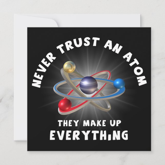 Traue Atom nie! (Vorderseite)