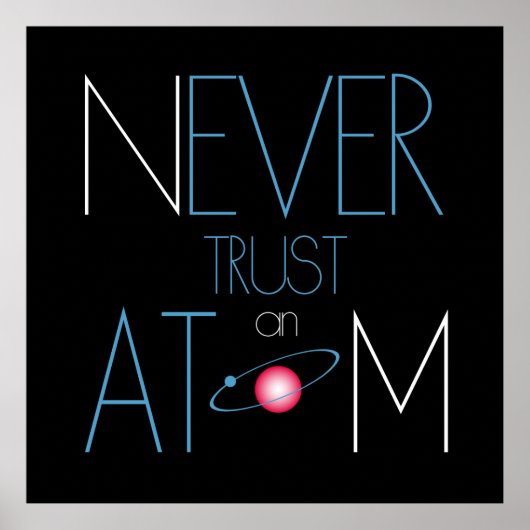 Traue Atom nie! Poster (Vorne)