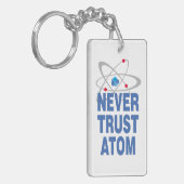 Traue Atom nie! Schlüsselanhänger (Vorderseite links)