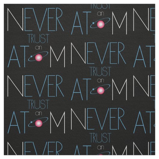 Traue Atom nie! Stoff (Muster)