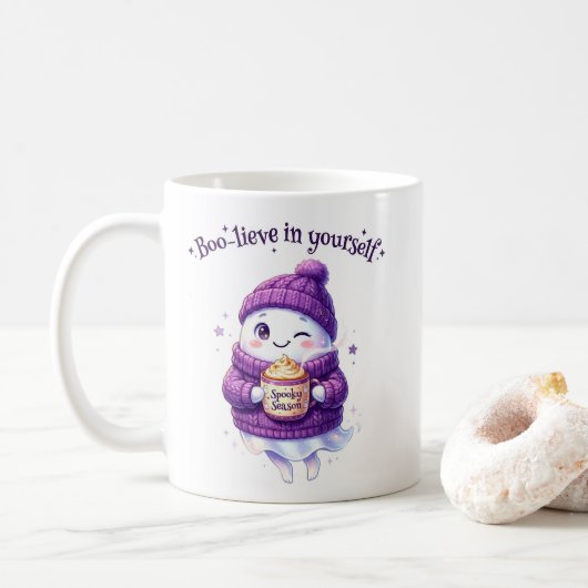 Traue-dir-selbst-Tasse Kaffeetasse (Mit Donut)