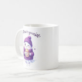 Traue-dir-selbst-Tasse Kaffeetasse (Vorderseite Links)