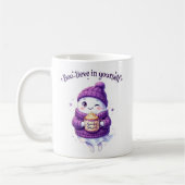 Traue-dir-selbst-Tasse Kaffeetasse (Links)