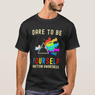 Traue Dir Selbst Zu Autismus-Bewusstsein Katze Pri T-Shirt