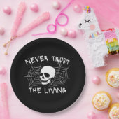 Traue nie dem lebenslangen Halloween Pappteller (Party)