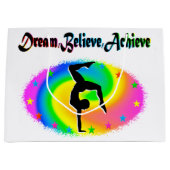 TRAUEN, GLAUBEN UND ERREICHEN GYMNASTIKTRÄUME GROßE GESCHENKTÜTE (Vorderseite)