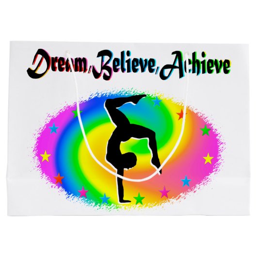 TRAUEN, GLAUBEN UND ERREICHEN GYMNASTIKTRÄUME GROßE GESCHENKTÜTE (Rückseite)