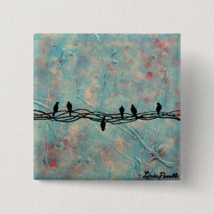 "Trauen Sie sich," durch Linda Powell~Pin Button