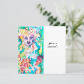 TRAUENMÄDCHEN EINLADUNG (Stehend Vorderseite)