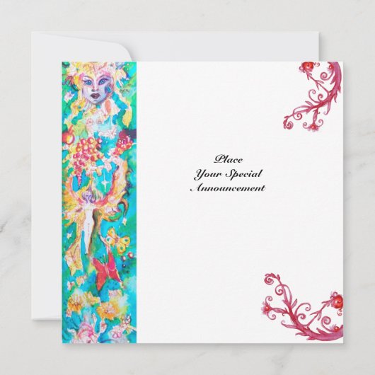 TRAUENMÄDCHEN EINLADUNG (Rückseite)