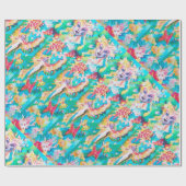 TRAUENMÄDCHEN GESCHENKPAPIER (Flach)