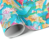 TRAUENMÄDCHEN GESCHENKPAPIER (Rolleneckpunkt)