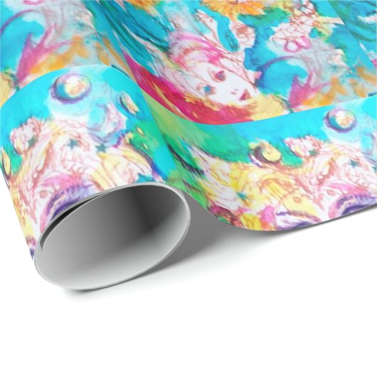 TRAUENMÄDCHEN GESCHENKPAPIER (Rolleneckpunkt)