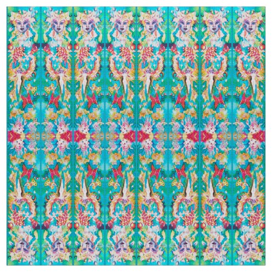 TRAUENMÄDCHEN STOFF (Muster)