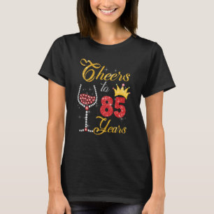 Trauer auf 85 Jahre 1938 85. Geburtstag Wein Diama T-Shirt