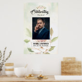 Trauer Begrüßungsschild Vorlage Poster (Küche)