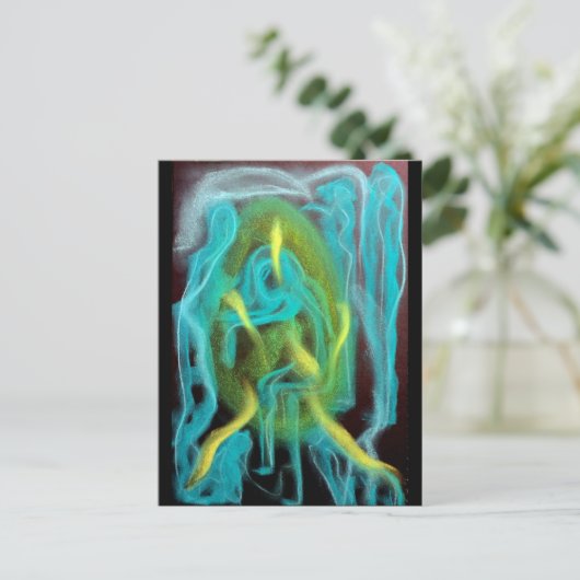 Trauer Fünf Postkarte (Stehend Vorderseite)