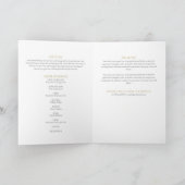 Trauer-Gedenk-Andachts-Programm Foto Programm (Innenseite)