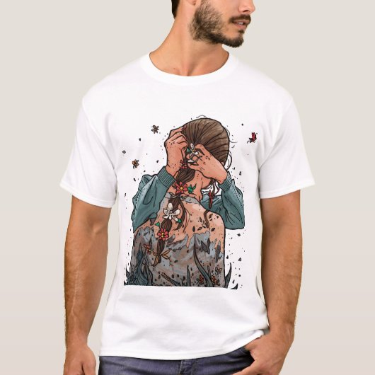 Trauer hat sanfte Hände T-Shirt (Vorderseite)