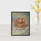 Trauer hört nie auf, sie ändert sich karte (Gelbe Blume)