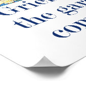 Trauer kann der Garten sein - das Zitat des Mitgef Poster (Ecke)