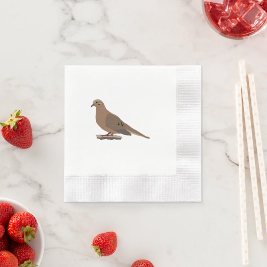 Trauer, Liebe oder Schildkrötentaube, digital Geze Serviette (Beispiel)