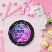 Trauer mit Engel / Gedenkstätte, Beerdigung, Vinta Pappteller (Party)