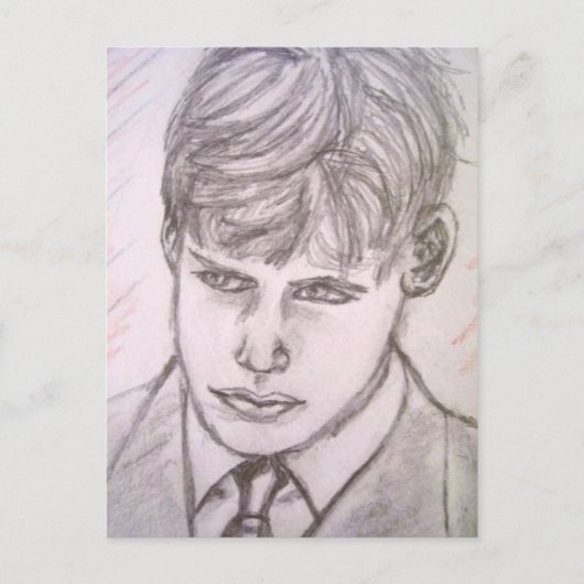 Trauer Postkarte (Vorderseite)