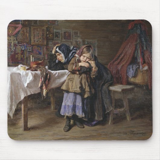 Trauer und Trauer (Beileid nach dem Bereavement) Mousepad (Vorne)