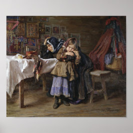 Trauer und Trauer (Beileid nach dem Bereavement) Poster