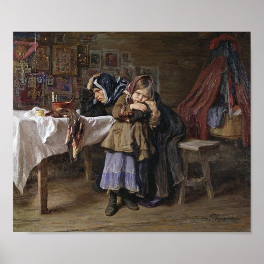 Trauer und Trauer (Beileid nach dem Bereavement) Poster (Vorne)