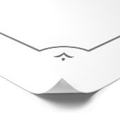 Trauer-Willkommensschild-Vorlage Poster (Ecke)
