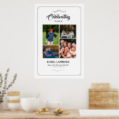 Trauer-Willkommensschild-Vorlage Poster (Küche)