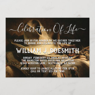 Traueranzeige für Cowboy-Dinge Einladung