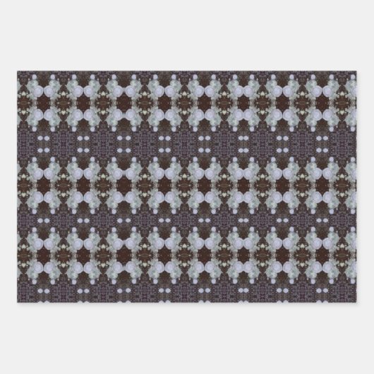 Trauerbaum Barke Gemustert Geschenkpapier Set (Vorderseite)