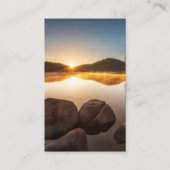 Trauerdenkmal Sonnenaufgang Gebet Sympathiekarten Visitenkarte (Vorderseite)