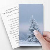 Trauerdenkmäler Schneegebet Sympathiekarten Visitenkarte