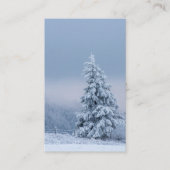 Trauerdenkmäler Schneegebet Sympathiekarten Visitenkarte (Vorderseite)