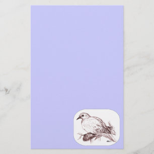 Trauerdove Baby Briefpapier