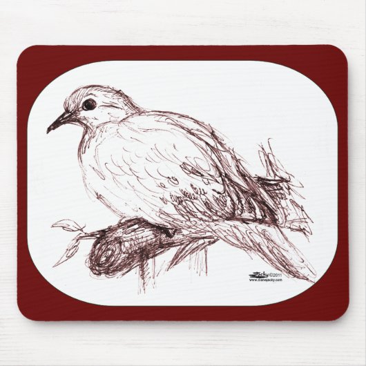 Trauerdove Baby Mousepad (Vorne)
