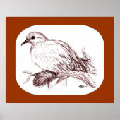 Trauerdove Baby Poster (Vorne)