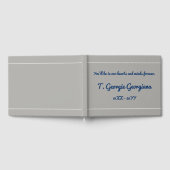 Trauerendes, individuelles Begräbnis/Gästebuch Gästebuch (Voll)