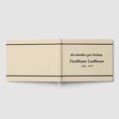 Trauerendes und individuelles Bestattungsguestbook Gästebuch (Voll)