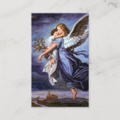 Trauerengel des Lord Prayer Sympathy Cards 1 Visitenkarte (Vorderseite)