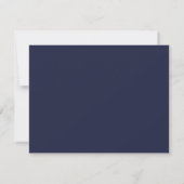 Trauerfeier Des Lebens Grüne Navy Blau Dankeskarte (Rückseite)